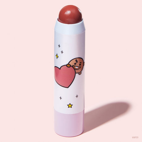 THE CREME SHOP BT21 - BARRA DE ESENCIA TEÑIDA PARA LABIOS + MEJILLAS CHIC(1PC)