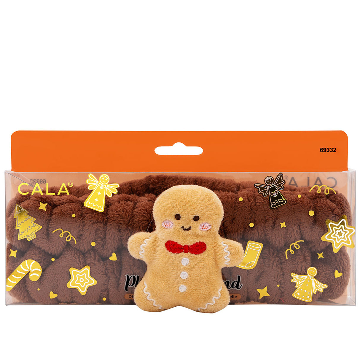 CALA- CHRISTMAS- GINGERBREAD- PLUSH HEADBAND- 1PC