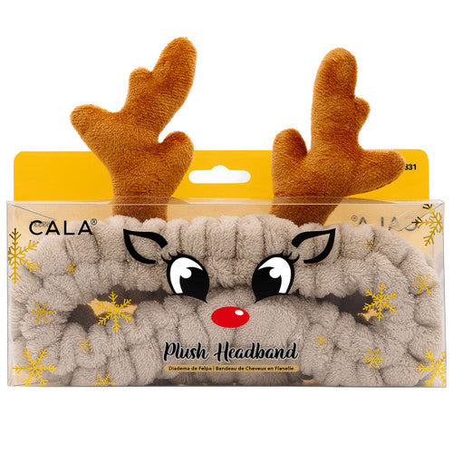 CALA- CHRISTMAS- REINDEER- PLUSH HEADBAND- 1PC