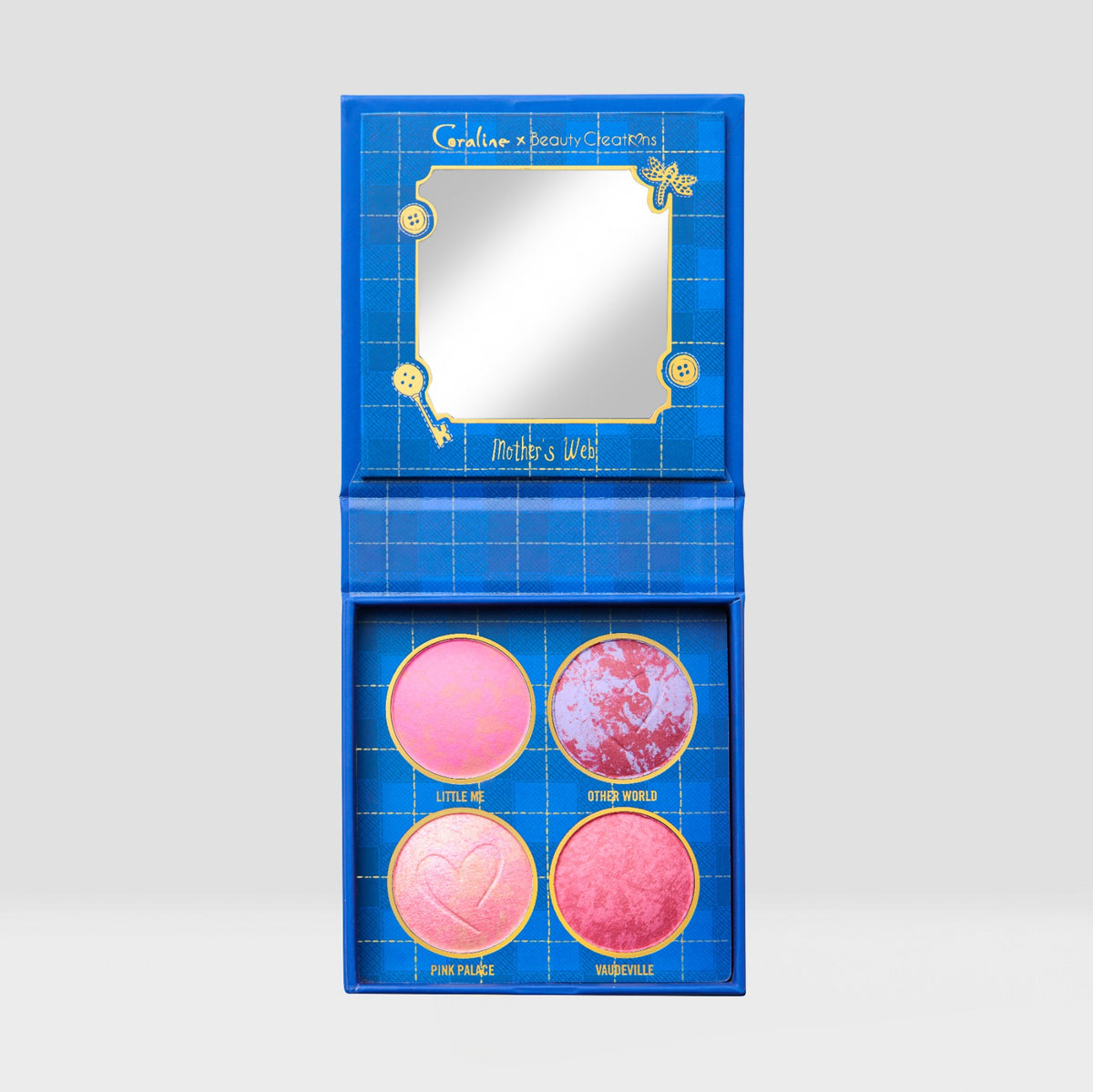 PRE-SALE  - BEAUTY CREATIONS X CORALINE - MOTHER'S WEB FACE PALETTE - (1PC)