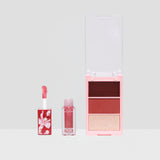 BEAUTY CREATIONS - DASHIN' DARLING BLUSH & HIGHLIGHT TRIO & TINTED LUXE LIP OIL SET - (1PC)