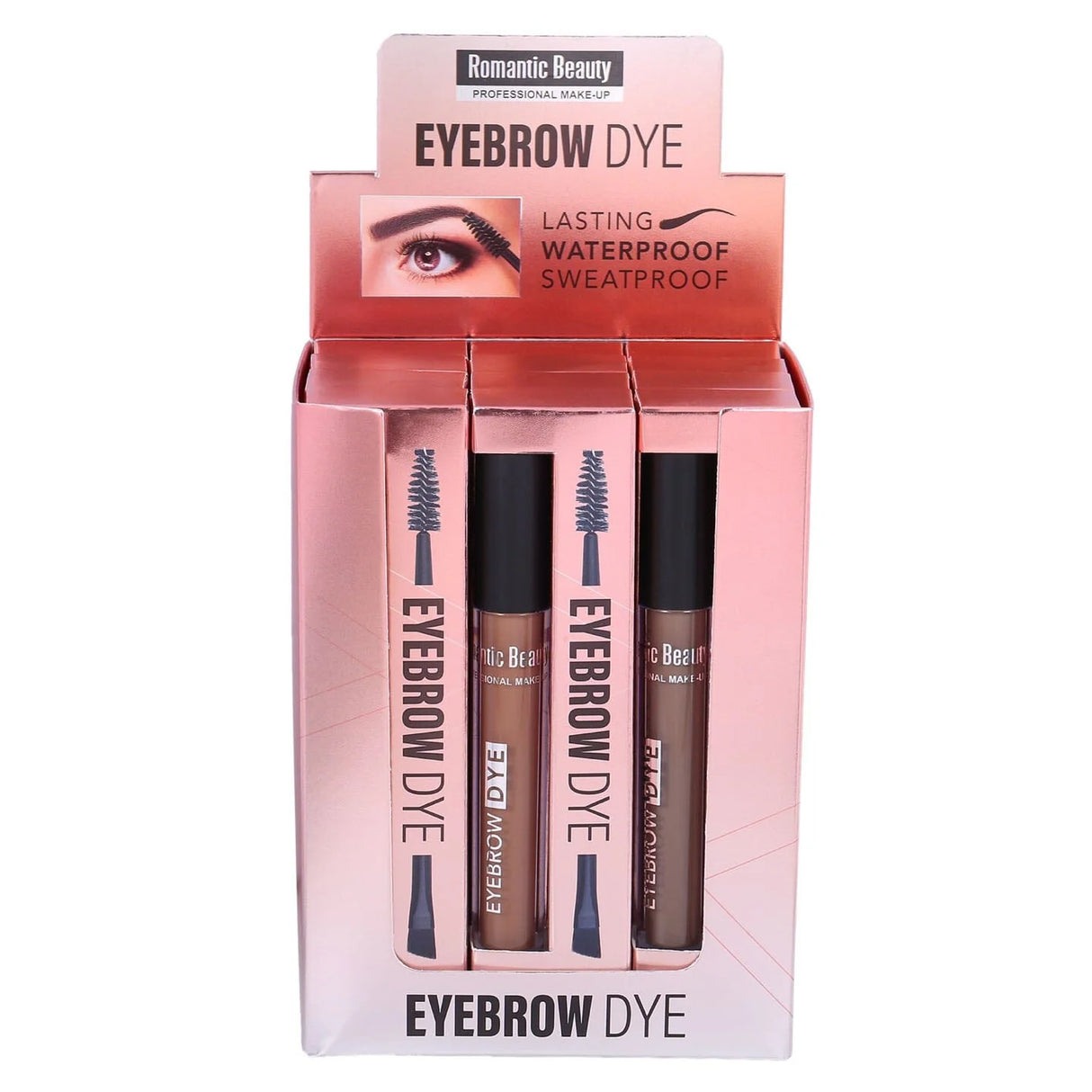 ROMANTIC BEAUTY- EYEBROW DYE- 12PCS