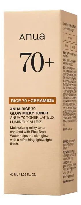 ANUA - RICE 70 + CERAMIDE GLOW MILKY TONER - (1PC)