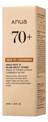 ANUA - RICE 70 + CERAMIDE GLOW MILKY TONER - (1PC)