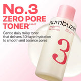 NUMBUZIN - BIFIDA BAKUCHIOL ZERO PORE MILKY TONER LIGHT - (1PC)