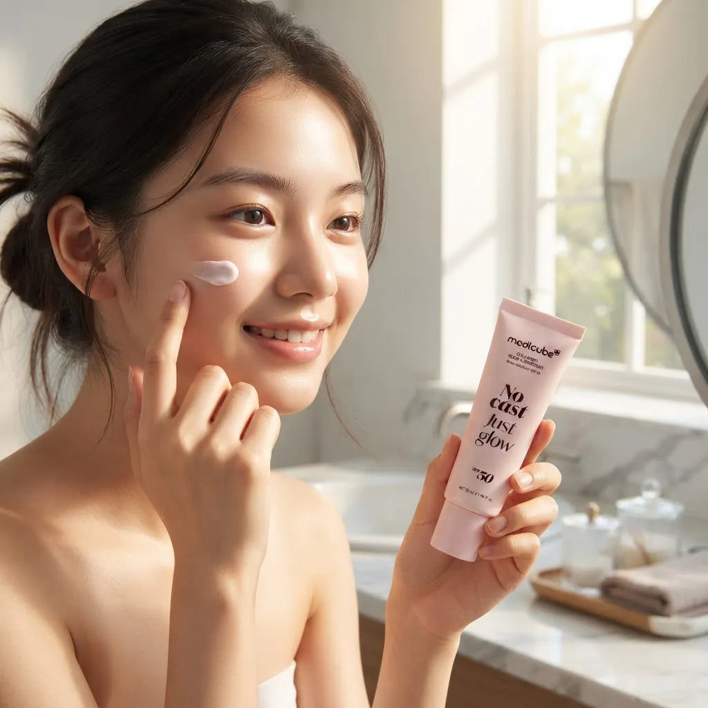 MEDICUBE - COLLAGEN GLOW SUNSCREEN NO CAST JUST NOW - (1PC)