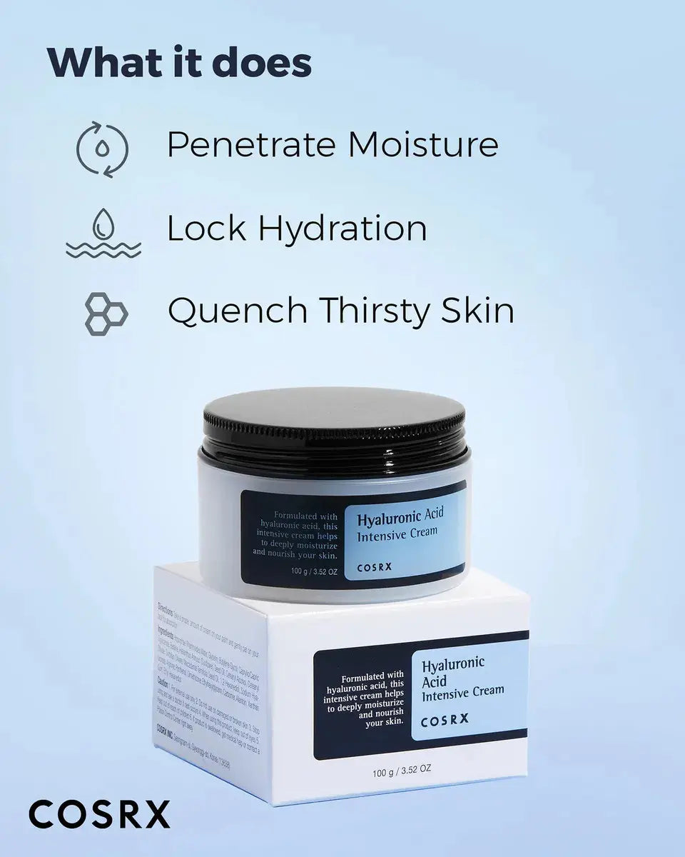 COSRX - HYALURONIC ACID INTENSIVE CREAM - (1PC)