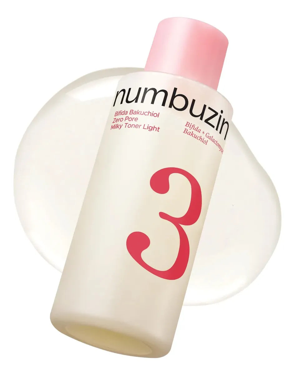 NUMBUZIN - BIFIDA BAKUCHIOL ZERO PORE MILKY TONER LIGHT - (1PC)