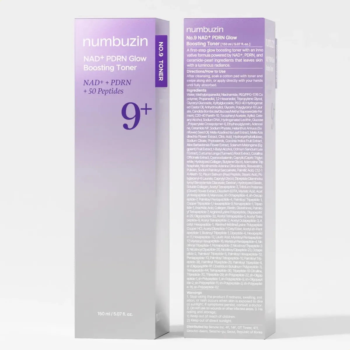 NUMBUZIN - NAD+ PDRN GLOW BOOSTING TONER HYDRATING - (1PC)