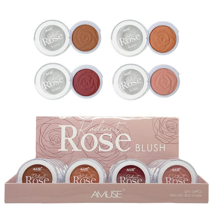 AMUSE- RADIANT ROSE- BLUSH-24PCS