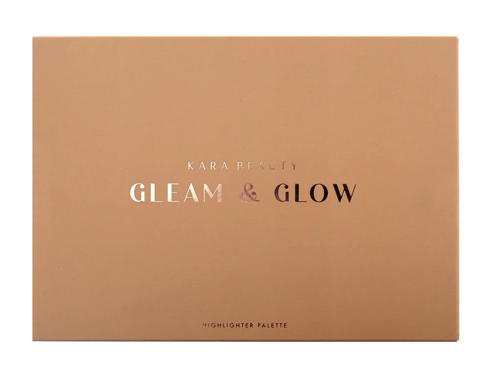 KARA BEAUTY- GLEAM & GLOW- HIGHLIGHTER PALETTE- 1PC