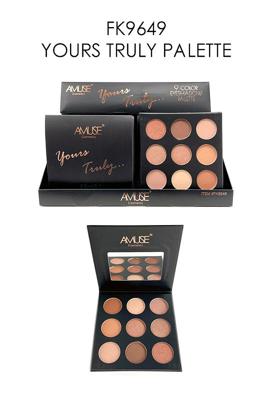 AMUSE- YOURS TRULY- EYESHADOW PALETTE- 6PCS