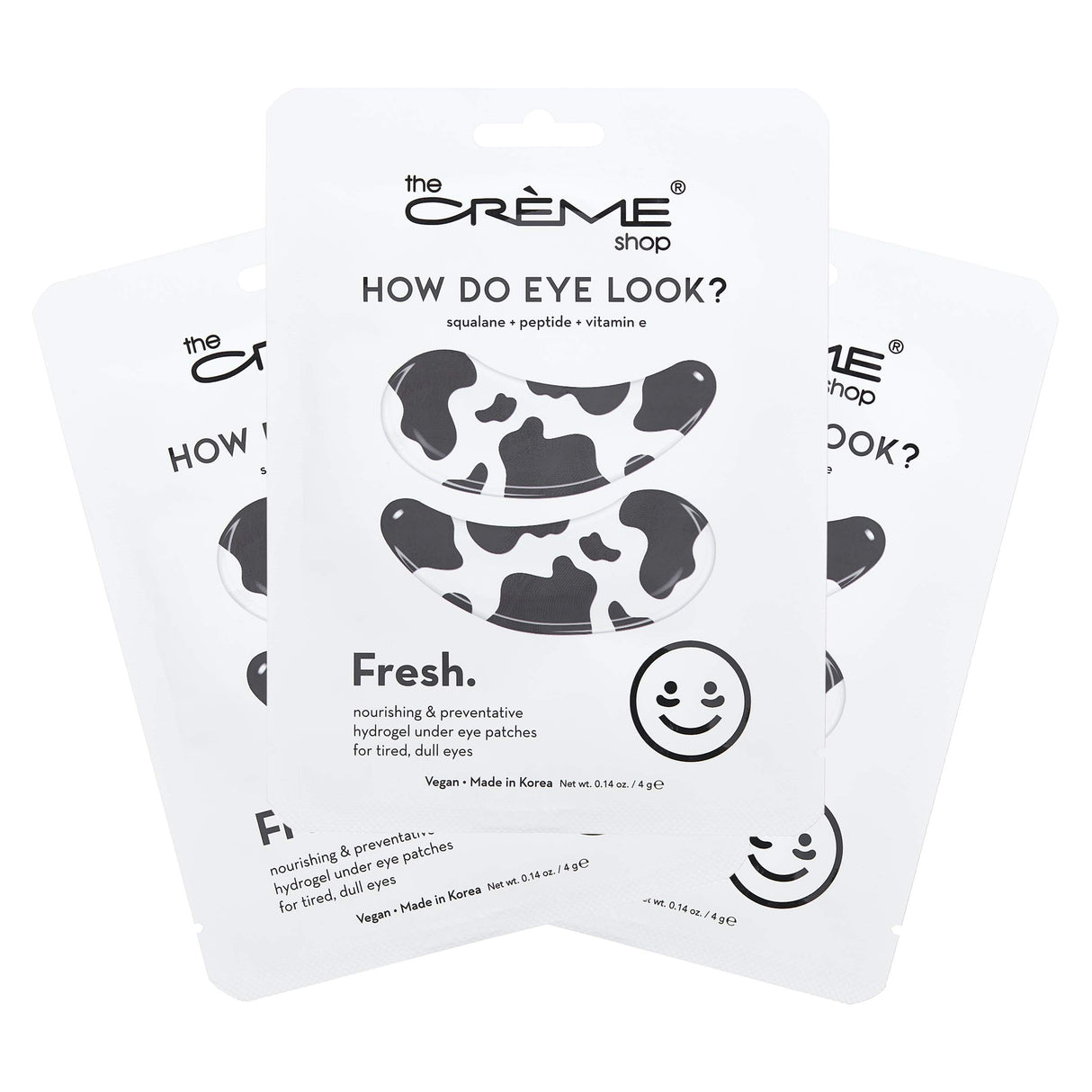 THE CREME SHOP- HOW DO EYE LOOK? UNDER EYE PATCHES- 6PCS PACK