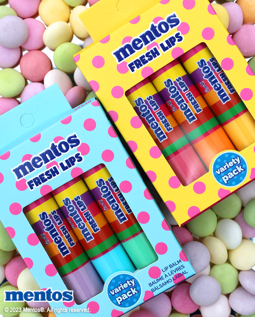 RUDE COSMETICS - MENTOS FRESH LIPS VARIETY PACK (LIP BALM)-(1PC)