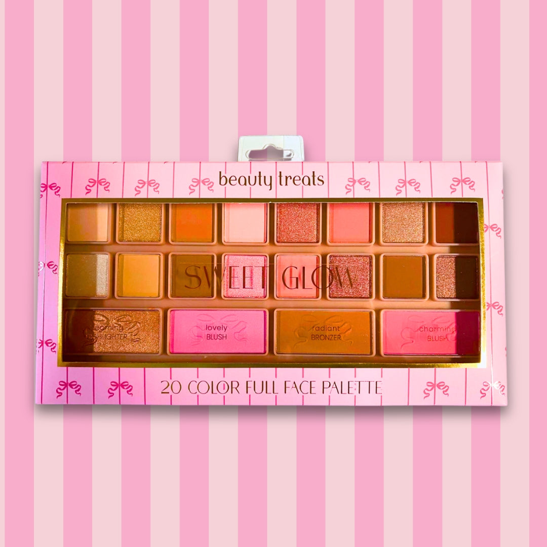 BEAUTY TREATS - SWEET GLOW - 20 COLOR FULL FACE PALETTE - (1PC)