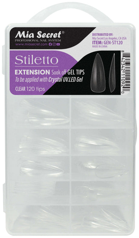 MIA SECRET - EXTENSION SOAK OFF GEL TIPS