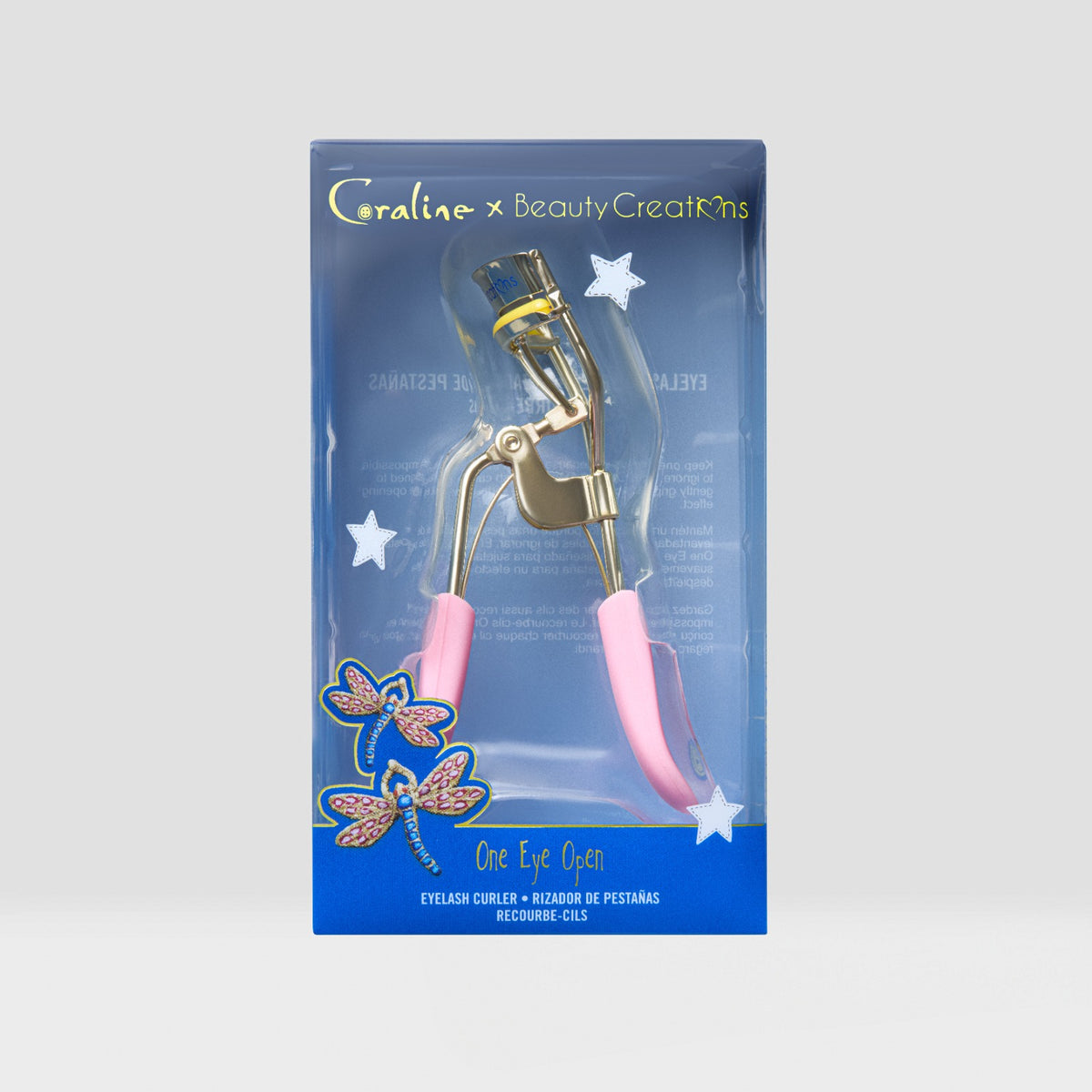 PRE-SALE  - BEAUTY CREATIONS X CORALINE - ONE EYE OPEN EYELASH CURLER - 1PACK (12PCS)