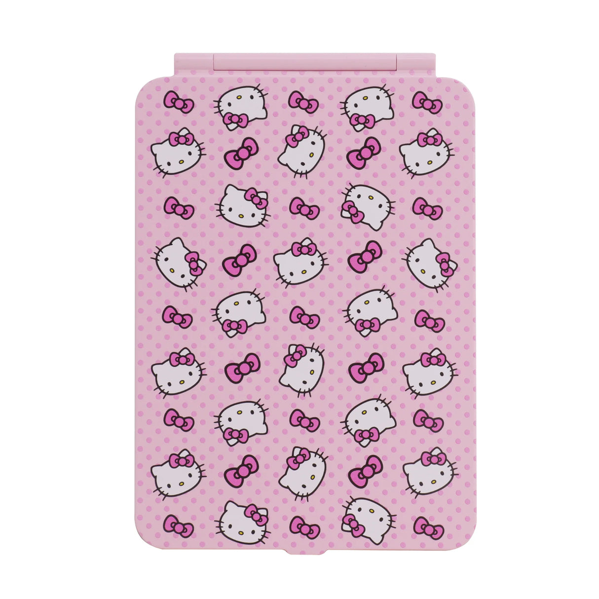 IMPRESSIONS VANITY X HELLO KITTY- PINK A DOT TOUCHPAD MINI LED MAKEUP MIRROR-1PC