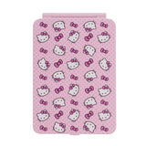 IMPRESSIONS VANITY X HELLO KITTY- PINK A DOT TOUCHPAD MINI LED MAKEUP MIRROR-1PC