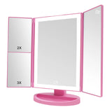 IMPRESSIONS VANITY X HELLO KITTY-PINK A DOT TRIFOLD- LED MAKEUP MIRROR- 1PC