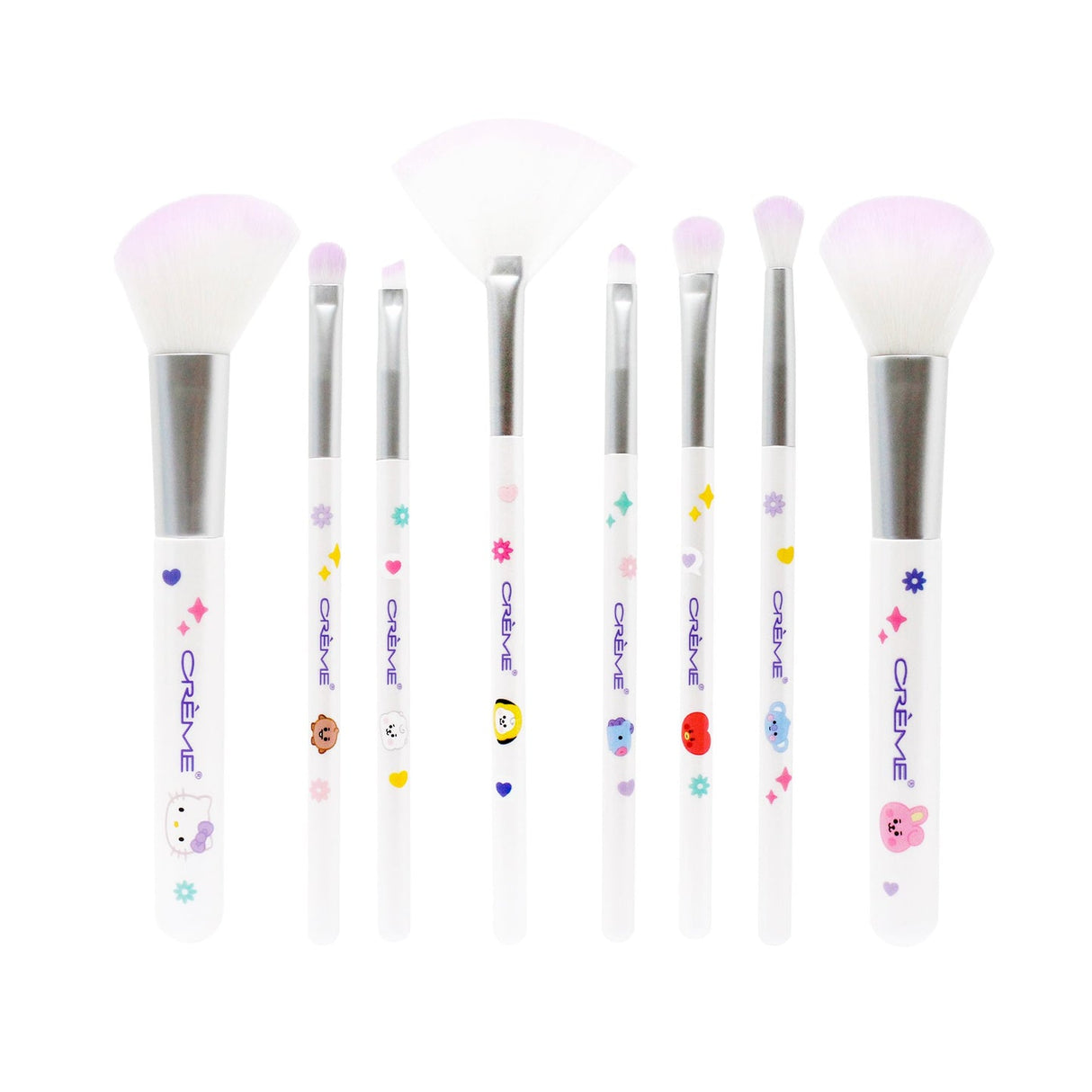 THE CREME SHOP X HELLO KITTY & BT21 - DREAMY ESSENTIALS COMPLETE MAKEUP BRUSH COLLECTION (1PC)