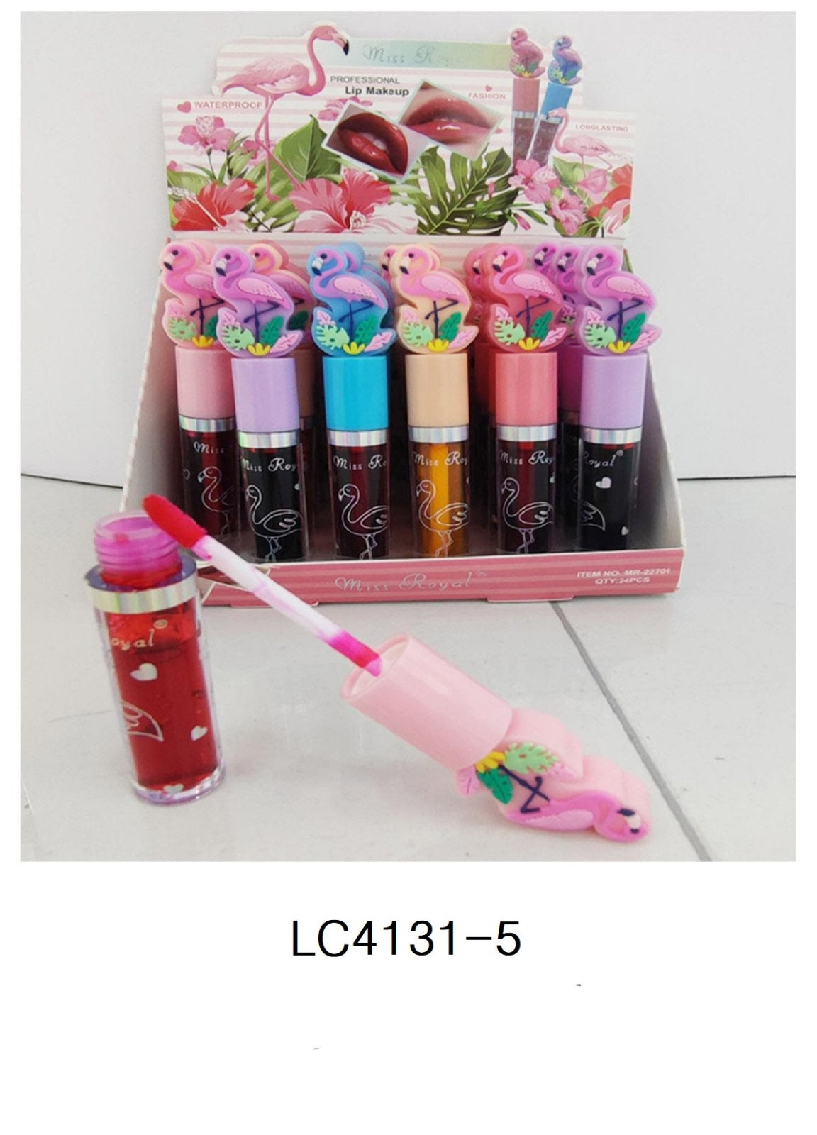 MISS ROYAL- LONGLASTING LIP TINT- 24PCS