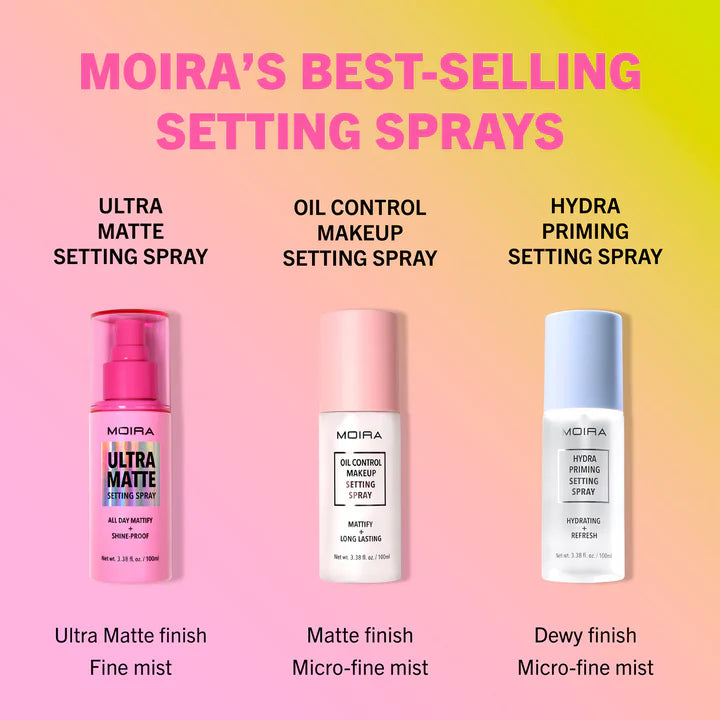 MOIRA- SETTING SPRAY- 3PCS