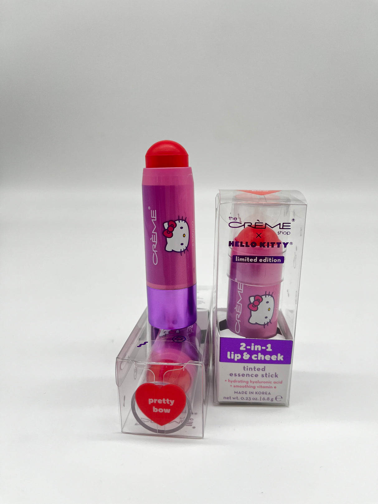 THE CREME SHOP- 2 IN 1 LIP AND CHEEK- TINTED ESSENCE STICK- 4PCS