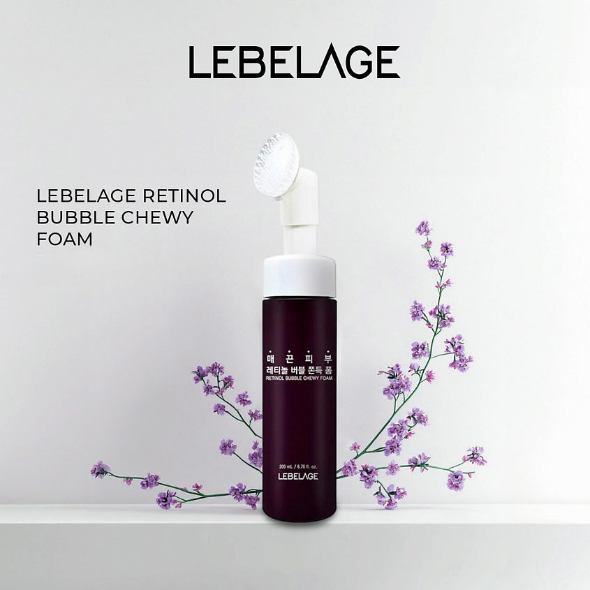 LEBELAGE- RETINOL BUBBLE CHEWY FOAM - (1PC)