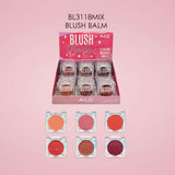 AMUSE- BLUSH BALM - 6 COLORS BUILDABLE SMOOTH- (24PCS)