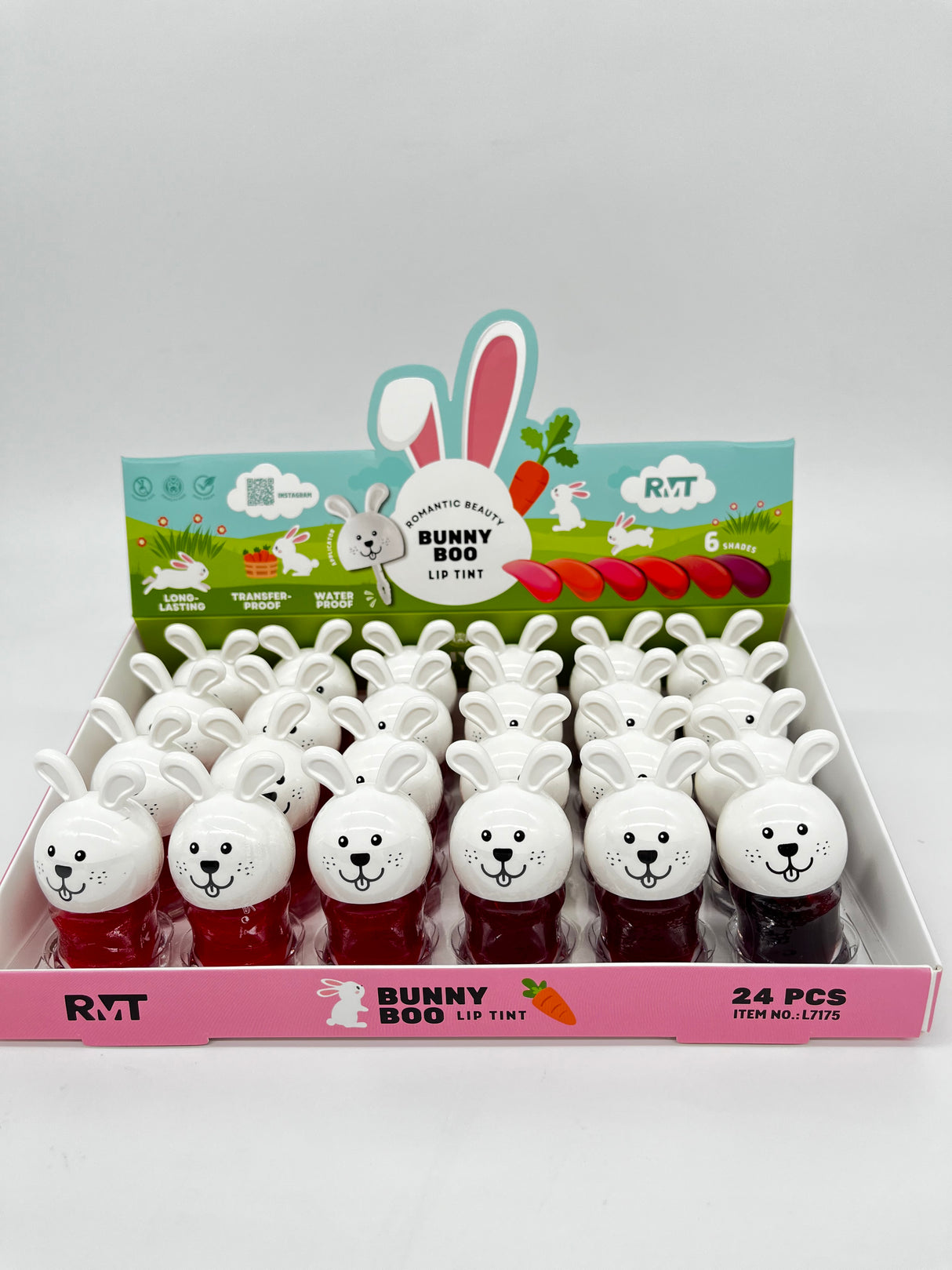 ROMANTIC BEAUTY- BUNNY BOO- LIP TINT-24PCS