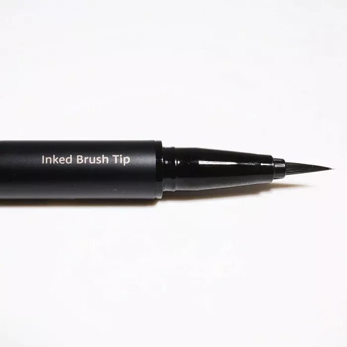 MAKEUP DEPOT- DOUBLE BROW- PENCIL & INKED BRUSH- DARK BROWN-12PCS