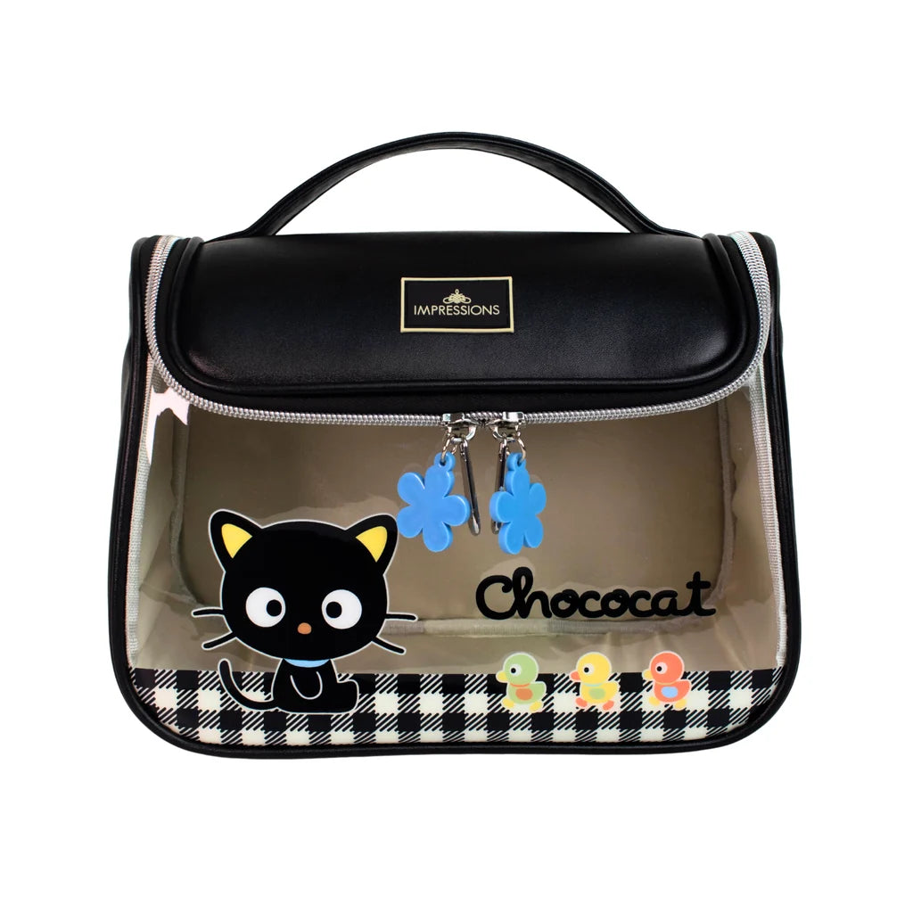IMPRESSIONS VANITY - CHOCO CAT BEAUTY TOTE - (1PC)