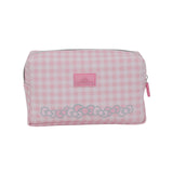 IMPRESSIONS VANITY - HELLO KITTY PINK GINGHAM COSMETIC POUCH - (1PC)