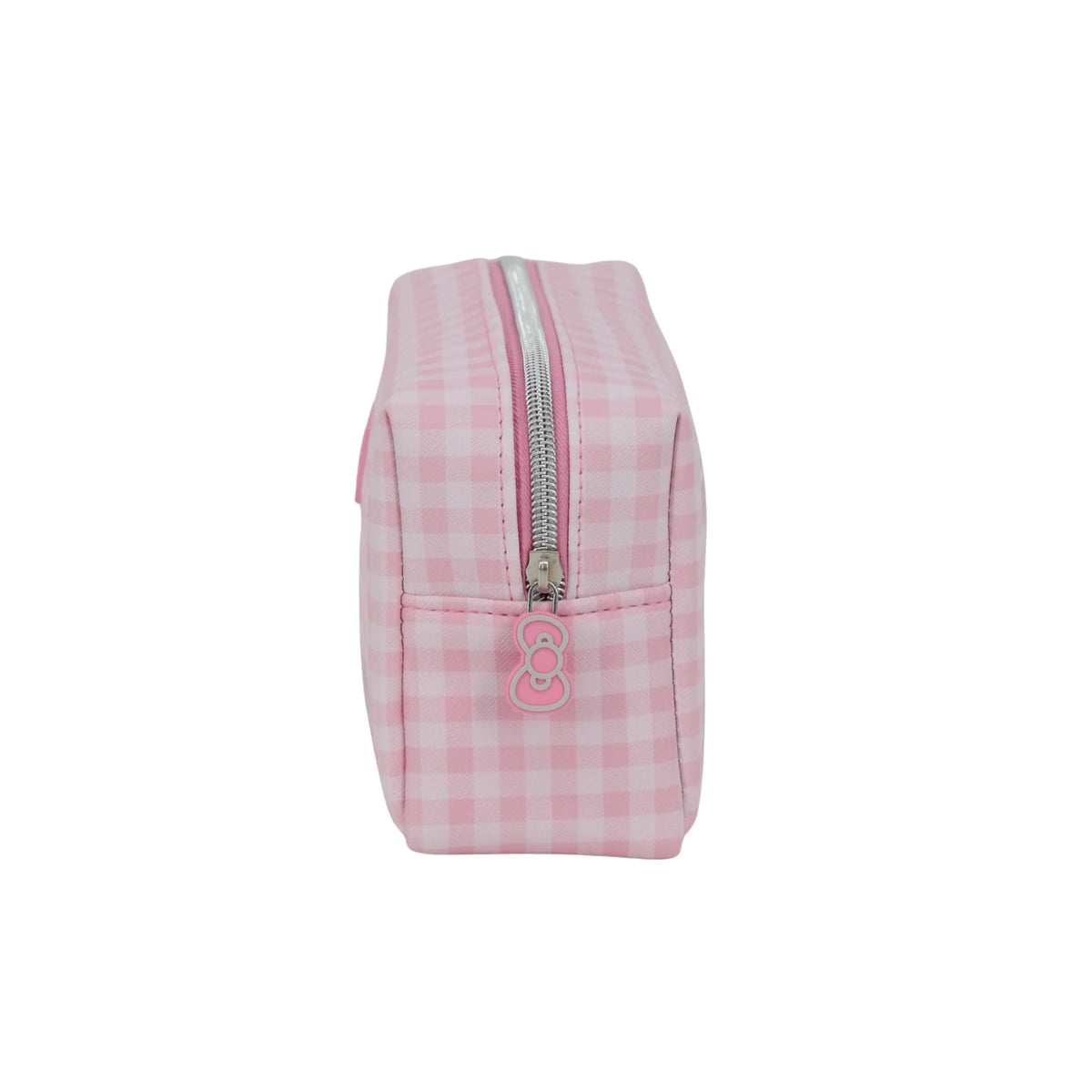 IMPRESSIONS VANITY - HELLO KITTY PINK GINGHAM COSMETIC POUCH - (1PC)