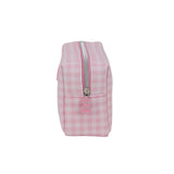 IMPRESSIONS VANITY - HELLO KITTY PINK GINGHAM COSMETIC POUCH - (1PC)