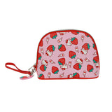 IMPRESSIONS VANITY - HELLO KITTY STRAWBERRIES COSMETIC ARCH BAG WRISTLET - (1PC)