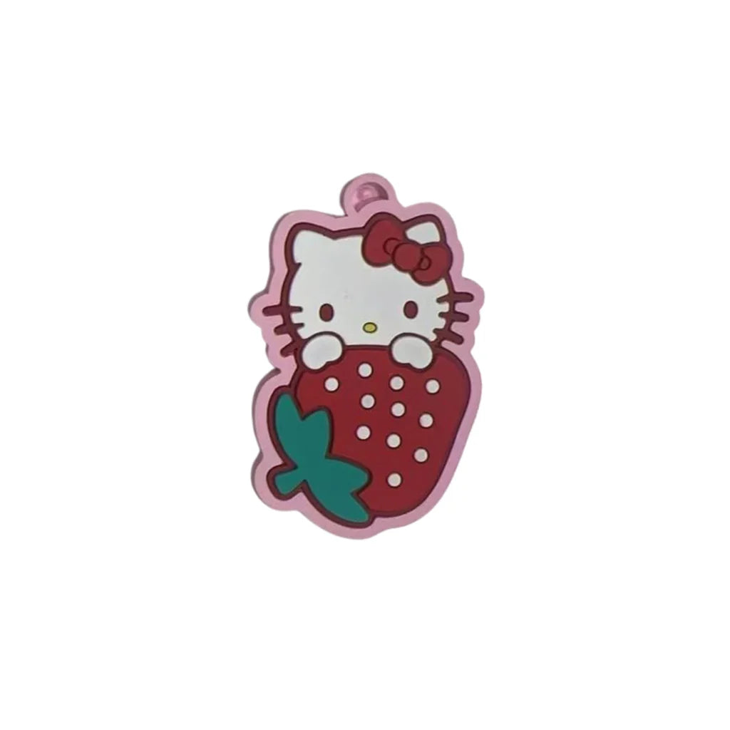IMPRESSIONS VANITY - HELLO KITTY STRAWBERRIES COSMETIC ARCH BAG WRISTLET - (1PC)