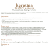 RITUAL BOTANICO - KERATINA 120ML 1 PERSONA