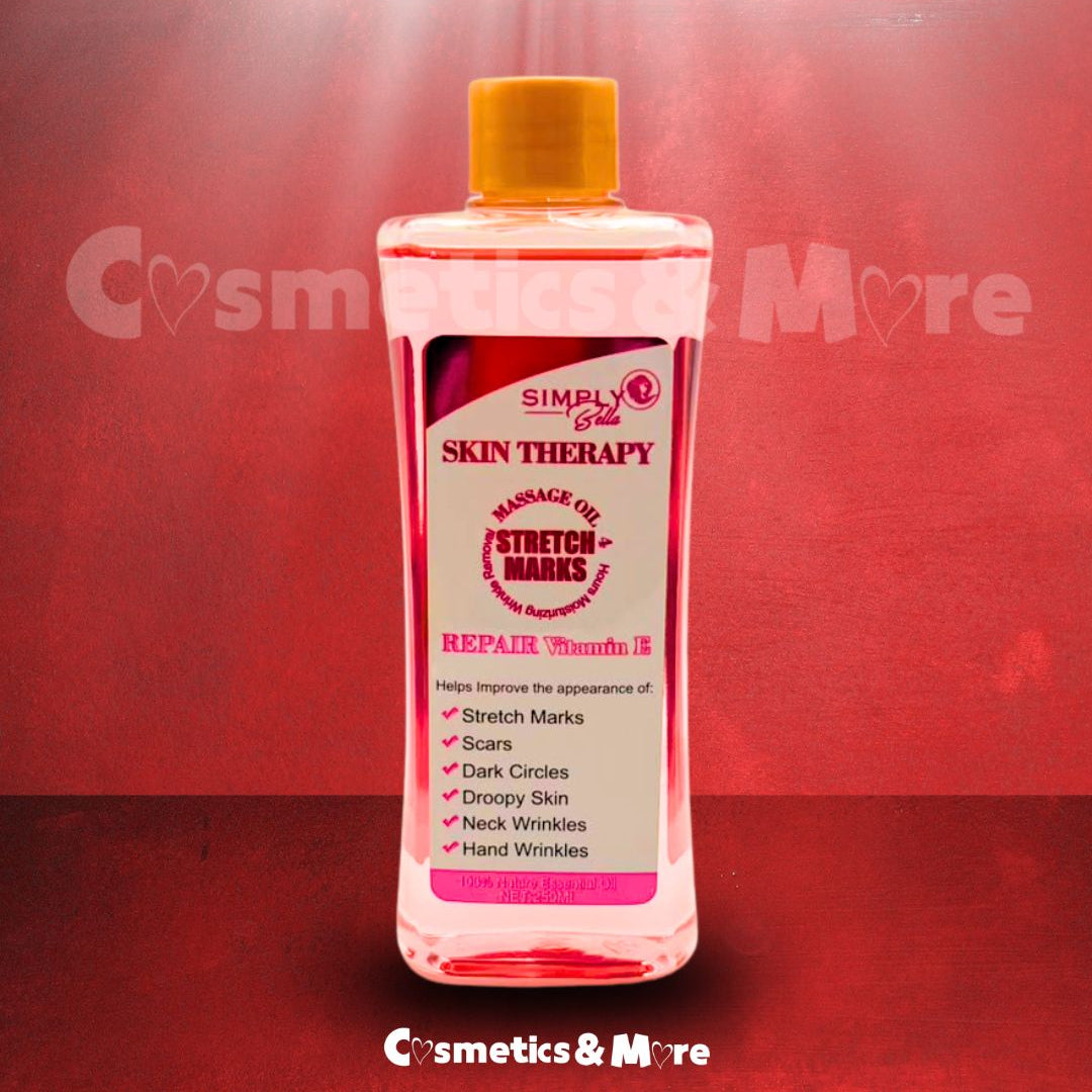 SIMPLY BELLA -MASSAGE OIL - SKIN THERAPY REPAIR VITAMIN E - (1PC)