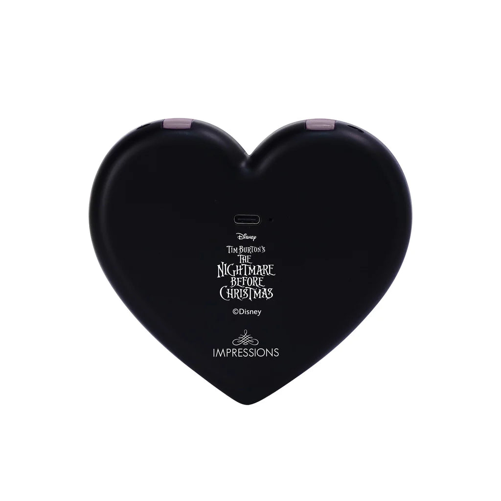 IMPRESSIONS VANITY - JACK SKELLINGTON & SALLY HEART LED COMPACT MIRROR - (1PC)
