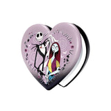 IMPRESSIONS VANITY - JACK SKELLINGTON & SALLY HEART LED COMPACT MIRROR - (1PC)