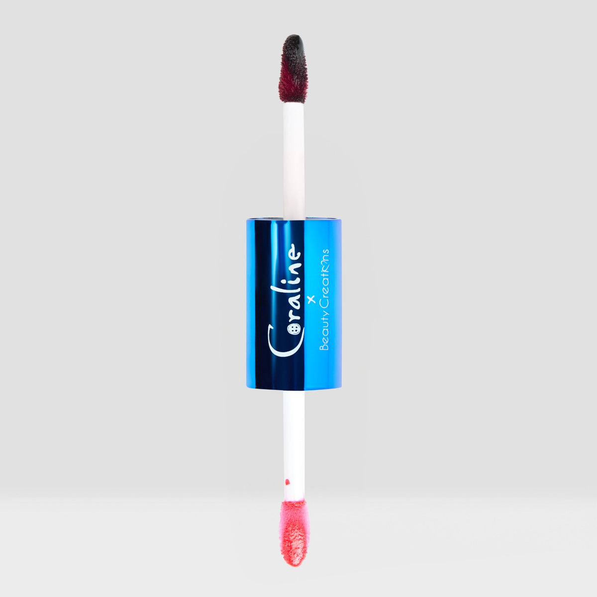 PRE-SALE  - BEAUTY CREATIONS X CORALINE - STAY FOREVER PEEL OFF LIP STAIN & LIP GLOSS DUO - (1PC)