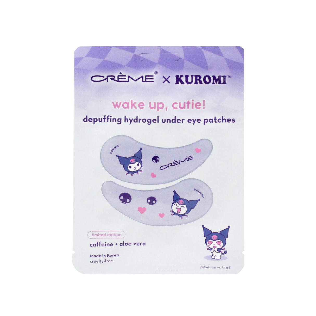THE CREME SHOP X KUROMI - DEPUFFING HYDROGEL UNDER EYE PATCHES (6PC)