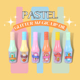 ROMANTIC BEAUTY- PASTEL- GLITTER MAGIC LIP OIL-24PCS