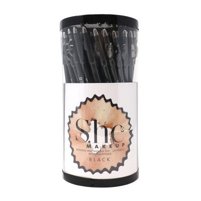 SHE MAKEUP - LONG PENCIL WITH SHARPENER (6DZ JAR)