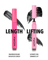 MOIRA- INTENSE VOLUME/ MAXIMUM VOLUMEN-MASCARA- 3PCS