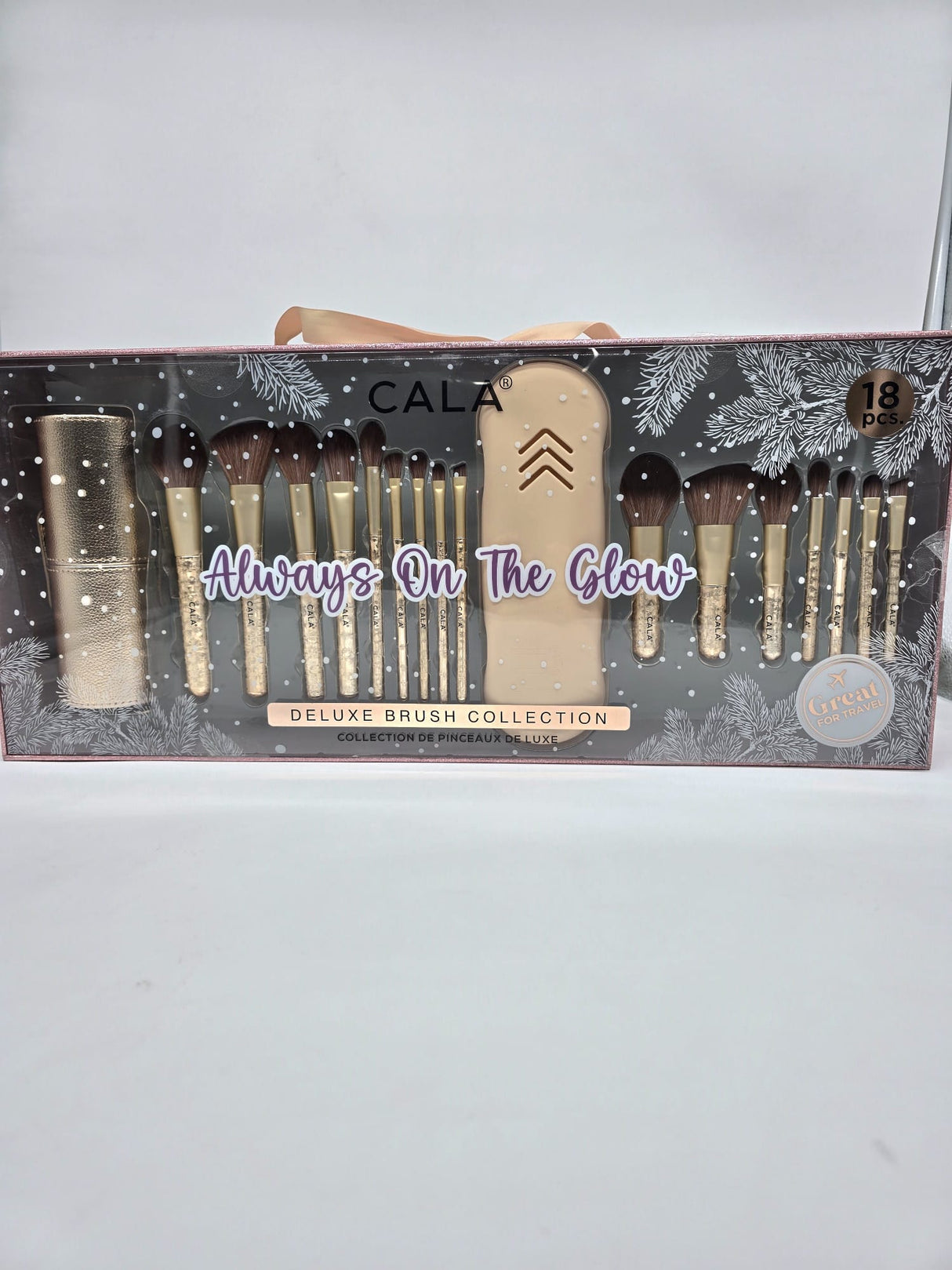 CALA- ALWAYS ON THE GLOW- 18PCS BRUSH SET- (1pc)