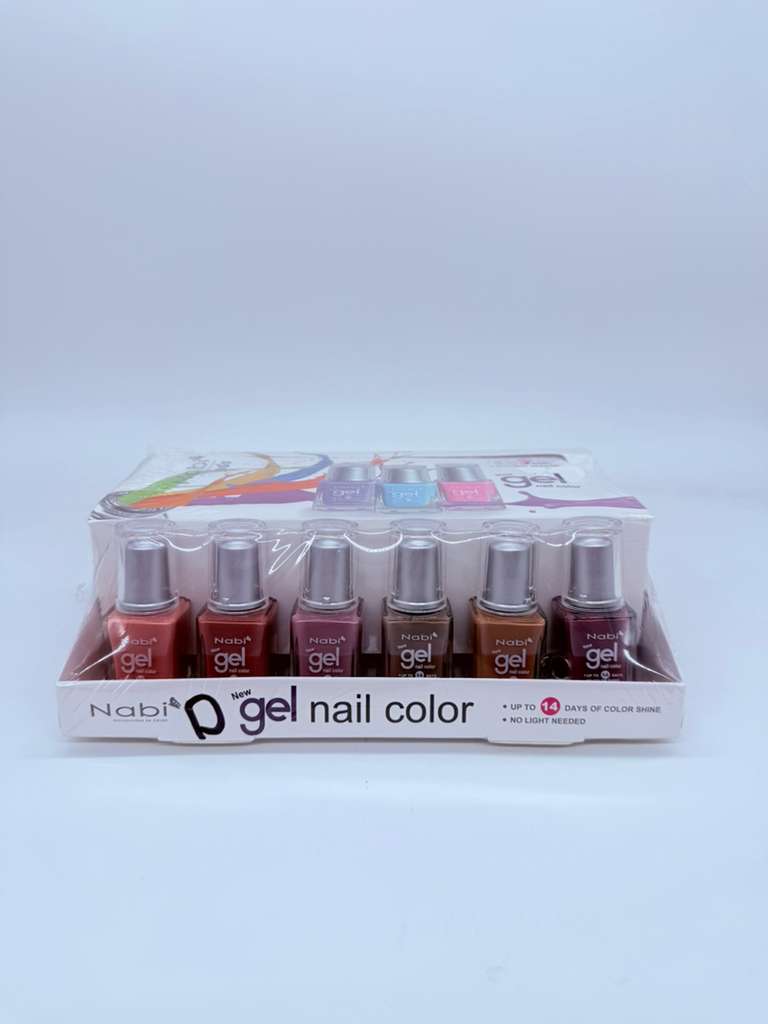NABI- GEL NAIL COLOR (DISPLAY 24 PCS)