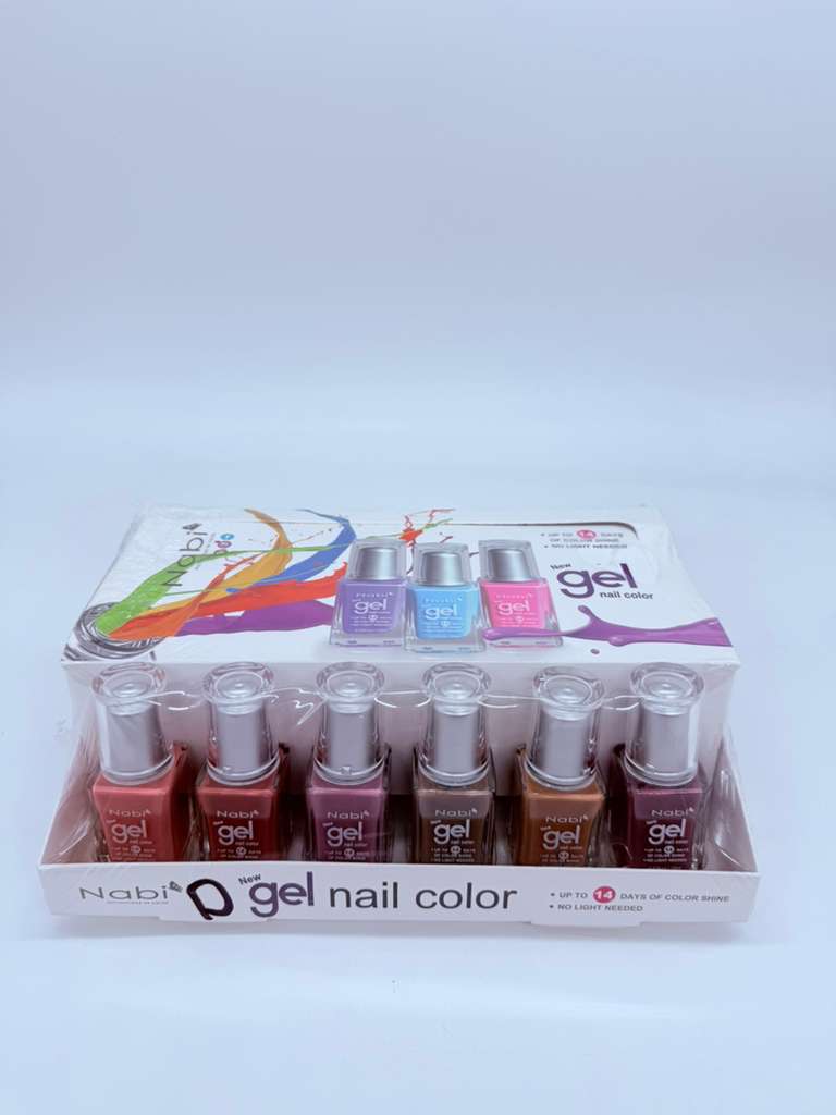 NABI- GEL NAIL COLOR (DISPLAY 24 PCS) – Shopcosmeticsandmore